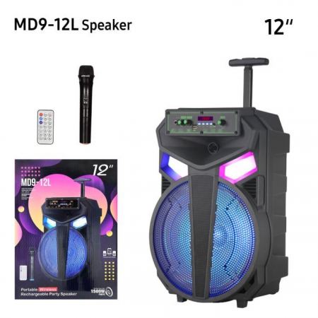 Speaker Bluetooth MD9-12L <br> <span class='text-color-warm'>سيتوفر قريباً</span>